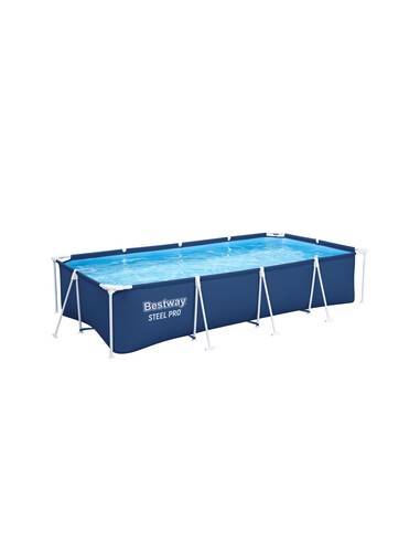 PISCINA STEEL PRO C/TELAIO E POMPA 400X211X81 56424