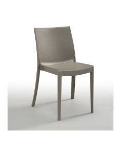 SEDIA POLIPROPILENE PERLA TORTORA