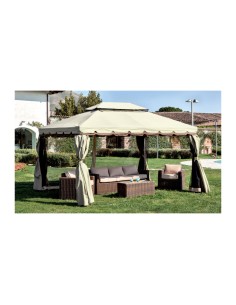 C GAZEBO ALLUMINIO 3X4M RIYAD ECRU