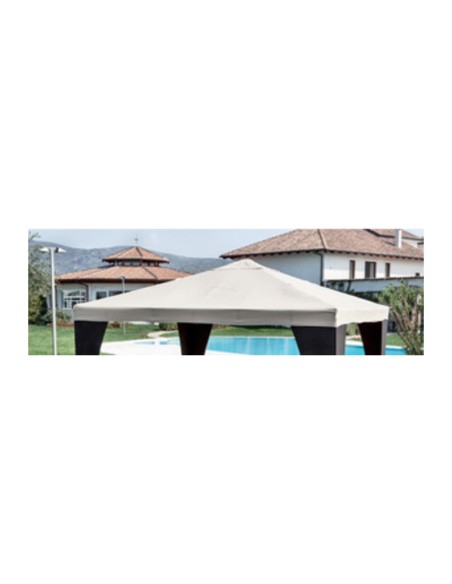 C TOP RICAMBIO P/GAZEBO LEGNO 3X3M POLIEST BEIGE