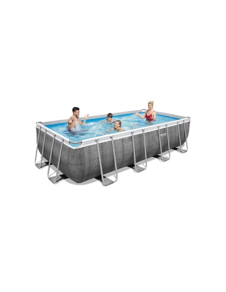 PISCINA POWER STEEL C/TELAIO E ACCES 488X244X122 56996