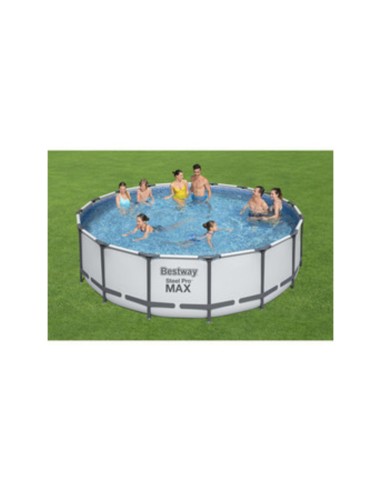 PISCINA STEEL PRO MAX C/TELAIO E ACCES D 488X122 5612Z