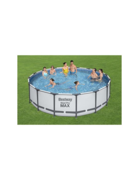 PISCINA STEEL PRO MAX C/TELAIO E ACCES D 488X122 5612Z