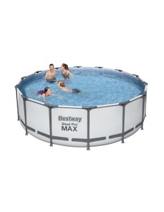 PISCINA STEEL PRO MAX C/TELAIO E ACCES D 427X122 5612X