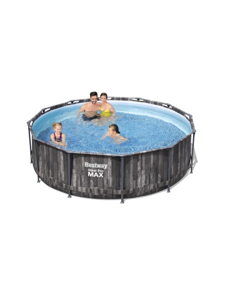 PISCINA STEEL PRO MAX C/TELAIO E ACCES D 366X100 5614X
