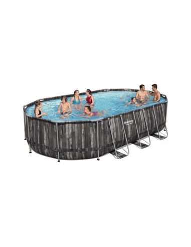 PISCINA POWER STEEL C/TELAIO E ACCES 610X366X122 5611R
