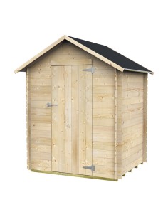 CASETTA LEGNO MARCELLA C/PAVIMENTO 146X130X185