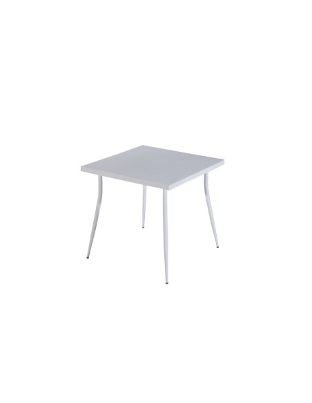 TAVOLO CARMEN 80X80XH75CM BIANCO