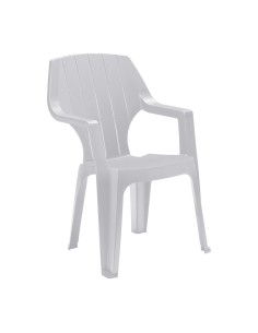 POLTRONA RESINA ALTA BIANCO