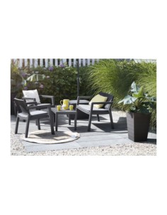 ALLIBERT SALOTTO EMILY C/CUSCINI GRAPHITE