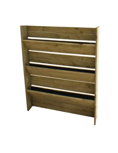 ORTO VERTICALE IN LEGNO A PARETE 80X17XH120 CM