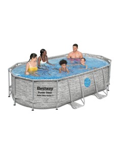 PISCINA POWER STEEL C/TELAIO E POMPA 427X250X100  56714