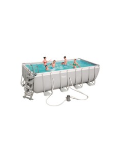 PISCINA POWER STEEL C/TELAIO E ACCES 488X244X122 56670