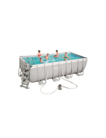 PISCINA POWER STEEL C/TELAIO E ACCES 488X244X122 56670