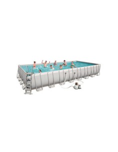 PISCINA POWER STEEL C/TELAIO E ACCES 956X488X132 56623