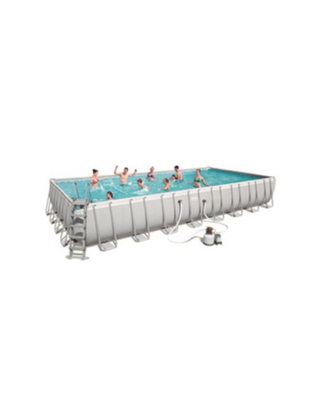 PISCINA POWER STEEL C/TELAIO E ACCES 956X488X132 56623