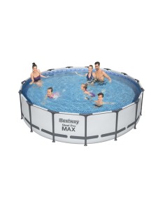 PISCINA STEEL PRO MAX C/TELAIO E ACCES D 457X107 56488
