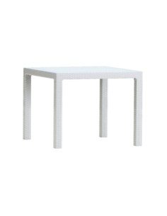 KETER TAVOLO MELODY  94X94XH74 CM BIANCO