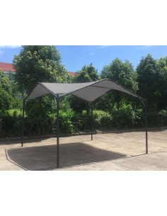 C GAZEBO ACCIAIO 3,5X3,5M ONDA PETRA BEIGE SCURO