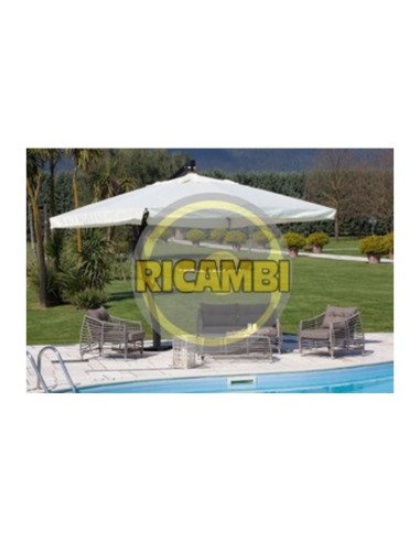 R STECCA P/OMBRELLONE DEC ALL NERO 20X30MM 200CM