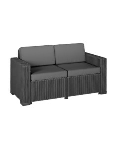 CALIFORNIA DIVANO 2 POSTI C/CUSCINI GRAFITE