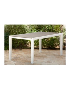 TAVOLO HARMONY 160X90X74CM BIANCO/CAPPUCCINO