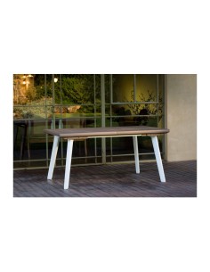 TAVOLO HARMONY ESTENS 160/240X100X74CM BCO/CAPP