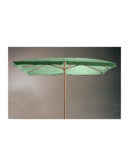 OMBRELLONE IN LEGNO PALO 48 2X3M VERDE