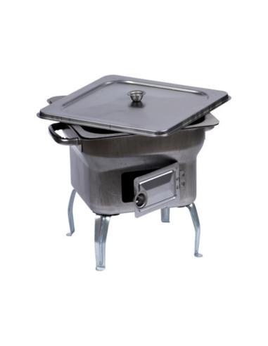 BARBECUE IN ACCIAIO FORNACELLA 25X25XH24 CM