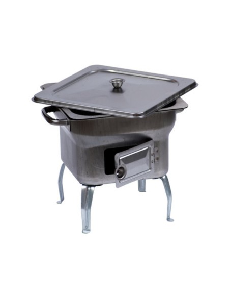 BARBECUE IN ACCIAIO FORNACELLA 25X25XH24 CM