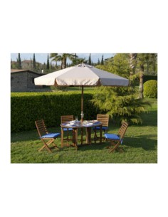 C OMBRELLONE IN LEGNO PALO 48 CUBA 3X3M