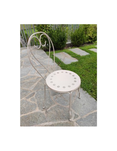 SEDIA SORRENTO CREMA OPACO
