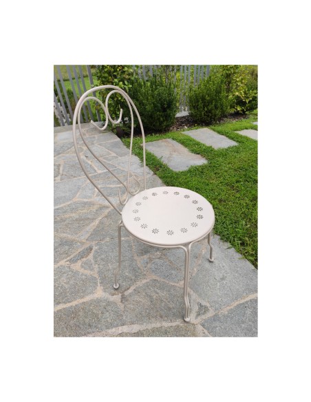 SEDIA SORRENTO CREMA OPACO