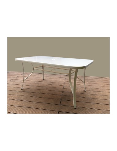 TAVOLO GIOVE RETTANGOLARE 150XH90 CM CREMA