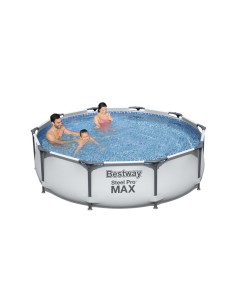 PISCINA STEEL PRO MAX C/TELAIO E POMPA D 305X76 56408