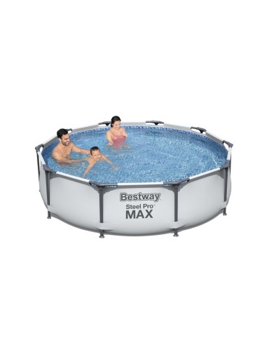 PISCINA STEEL PRO MAX C/TELAIO E POMPA D 305X76 56408