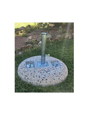 BASE P/OMBRELLONE IN CEMENTO C/MANIGLIE 35 KG