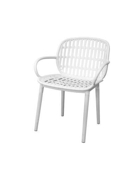 POLTRONA POSITANO BAMBOO BIANCO