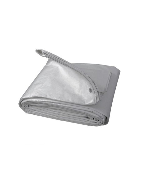 C TELO OCCHIELLATO PE USO ALIM.GRIGIO  3X 4M 200GR