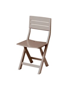 SEDIA RESINA GILDA PIEGHEVOLE TORTORA