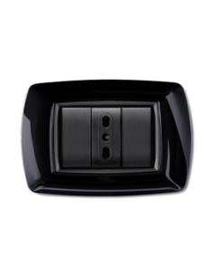 PLACCA LIFE LIVING PLAST NERO 3P