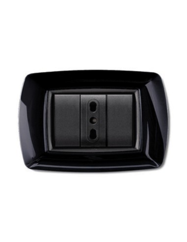 PLACCA LIFE LIVING PLAST NERO 3P