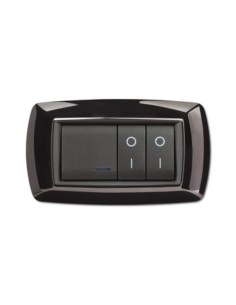 PLACCA LIFE LIVING PLAST NERO 4P