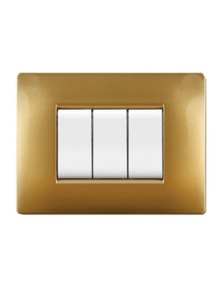 PLACCA LIFE Q LIVING PLAST SABBIA ORO   4P