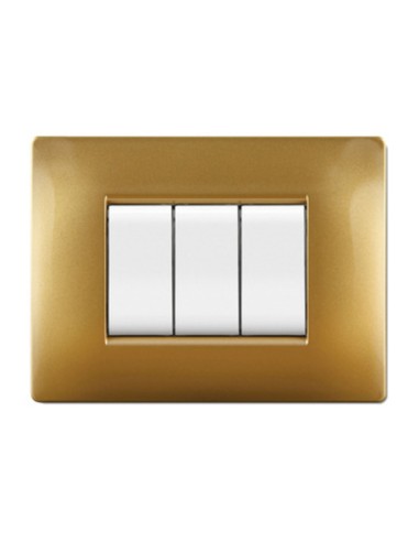 PLACCA LIFE Q LIVING PLAST SABBIA ORO   7P