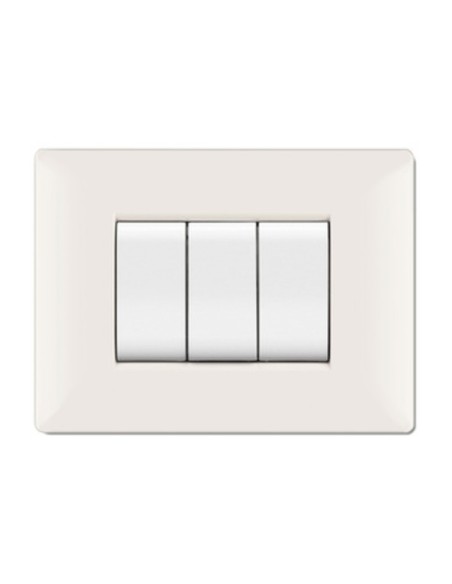 PLACCA LIFE Q LIVING PLAST BIANCO               3P