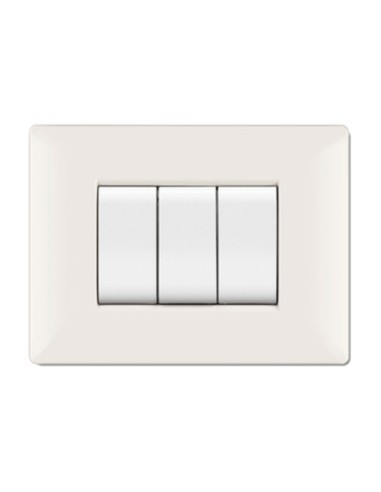 PLACCA LIFE Q LIVING PLAST BIANCO               4P