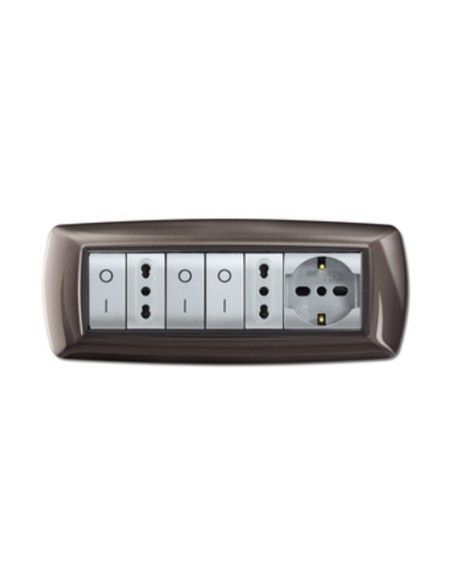 PLACCA LIFE LIVING PLAST ALLUMINIO NOTTE 7P