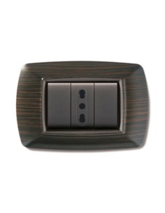 PLACCA LIFE LIVING PLAST WENGE 3P