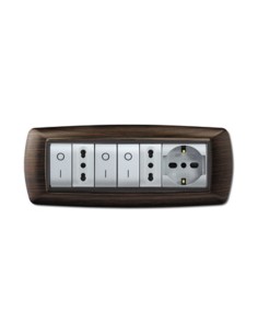 PLACCA LIFE LIVING PLAST WENGE 7P